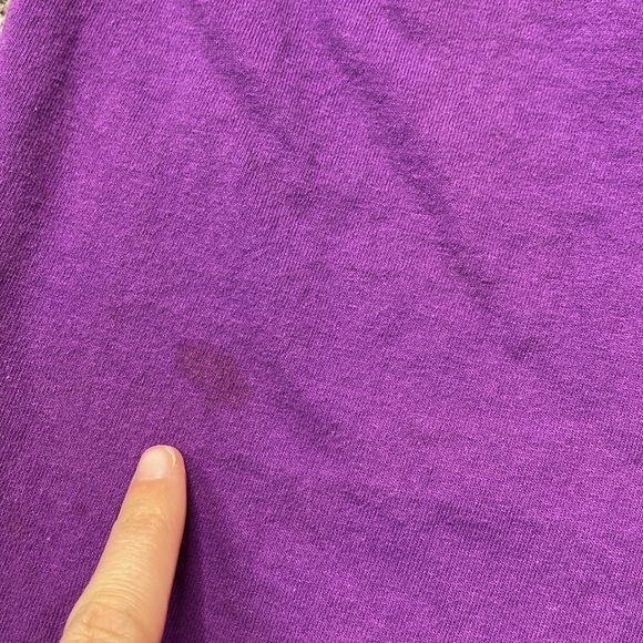 Vintage Polar Graphics Alaska Purple Sleep Shirt OSFA (XL) - Picture 10 of 10